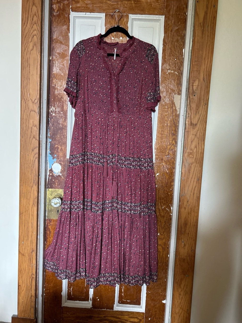 Free People Mauve Floral Maxi Dress - Picture 2 of 7